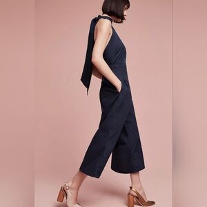 Faithful The Brand Anthropologie Jemma Halter Wideleg Jumpsui Sz L NWT